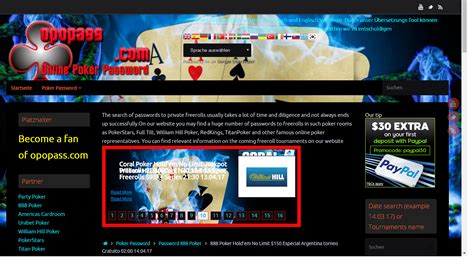 online poker passwords